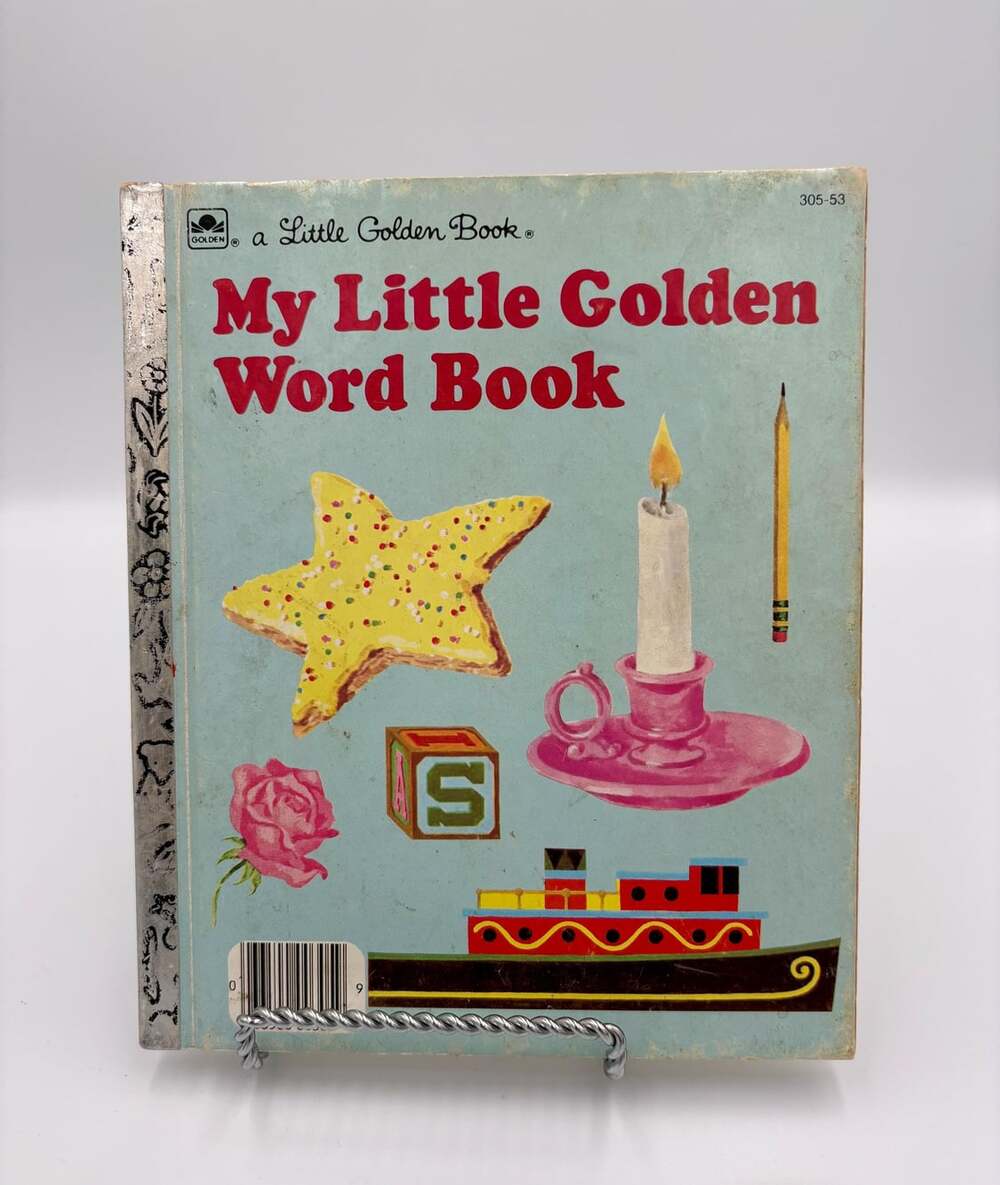 Vintage Little Golden Book – My Little Golden Word Book – 1963/1968 Copyright –